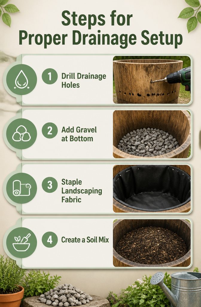 DIY Large Planters Outdoor Cheap: 10 Ideas for 2026 13 Instructions for creating drainage in large planters.