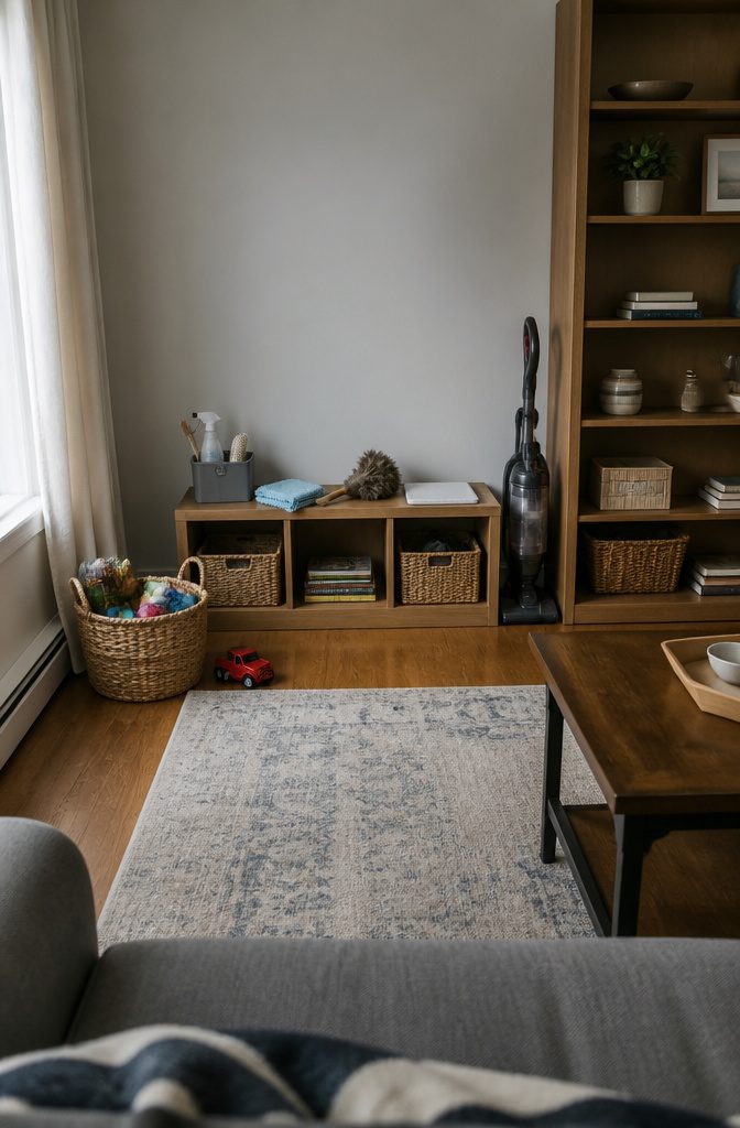 8 Ways to Be Clean and Keep Your Home That Way 8 Household chore chart displayed in a shared home