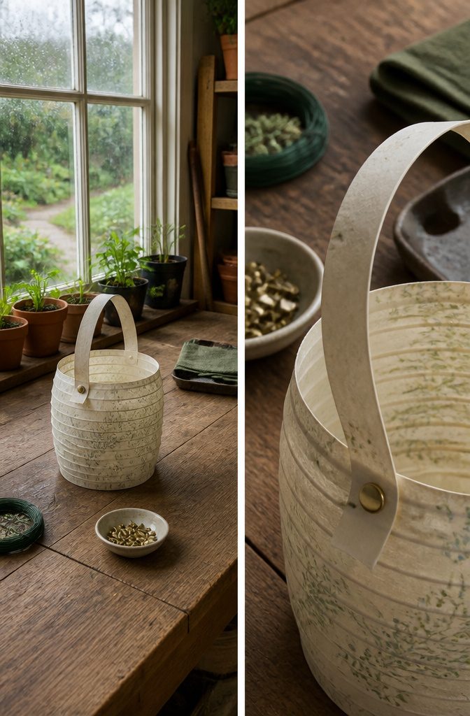 How to Make a Lantern: 7 Steps to a Paper Lantern at Home 7 Paper lantern with a strip handle fastened to opposite sides