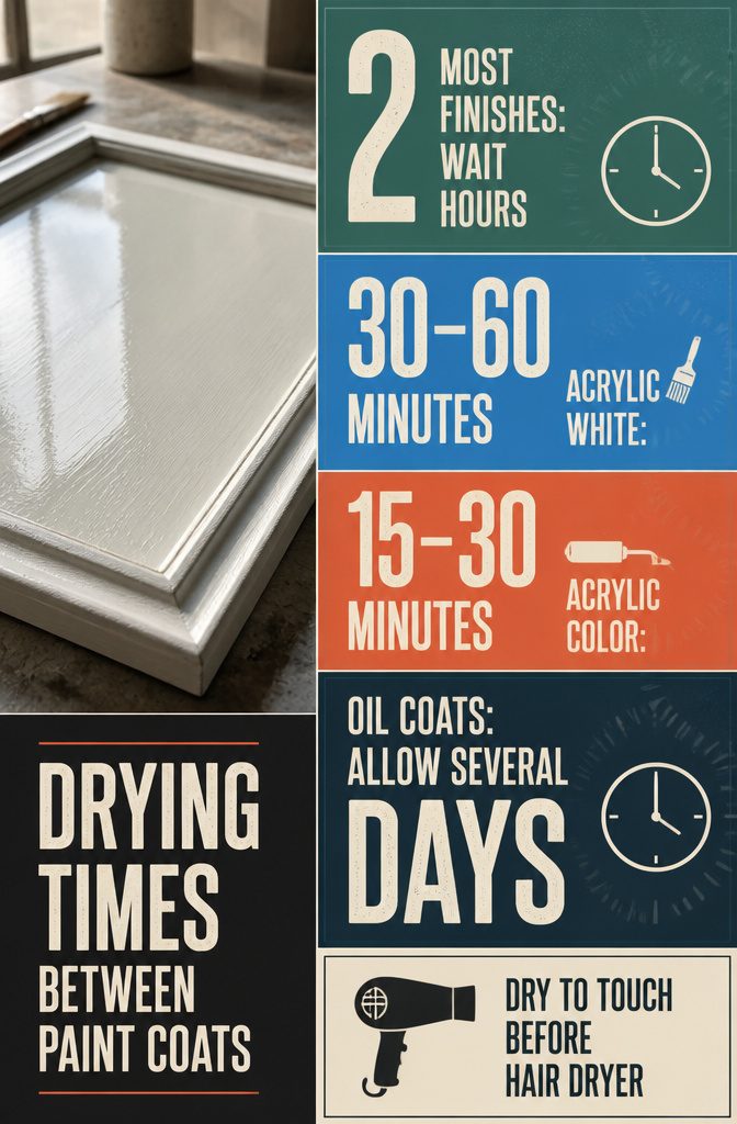 How to Paint Mirrors: 8 Steps to Follow 9 Painted mirror and paint supplies arranged for drying between coats