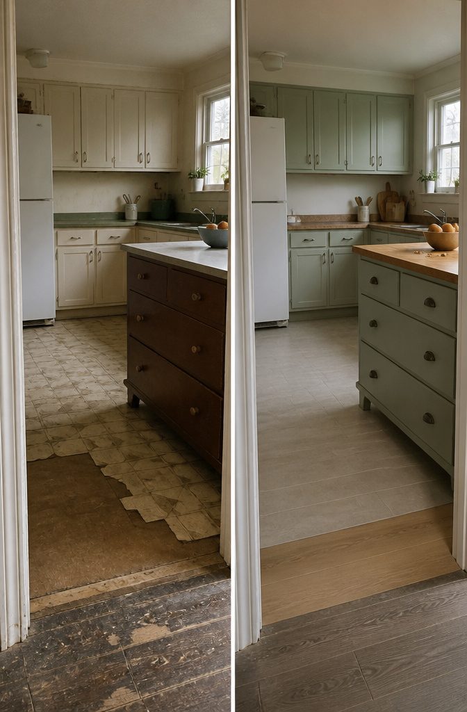 How to Renovate a Kitchen on a Budget: 12 Methods 5 Kitchen with existing cabinets and appliances
