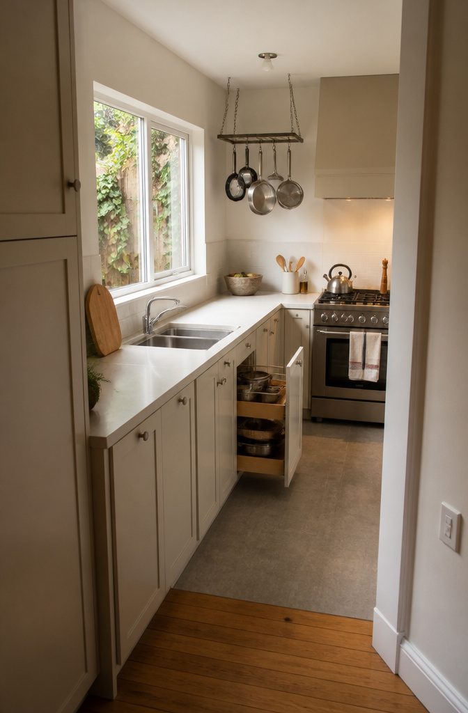 How to Renovate a Kitchen on a Budget: 12 Methods 15 Small kitchen with existing walls and cabinets
