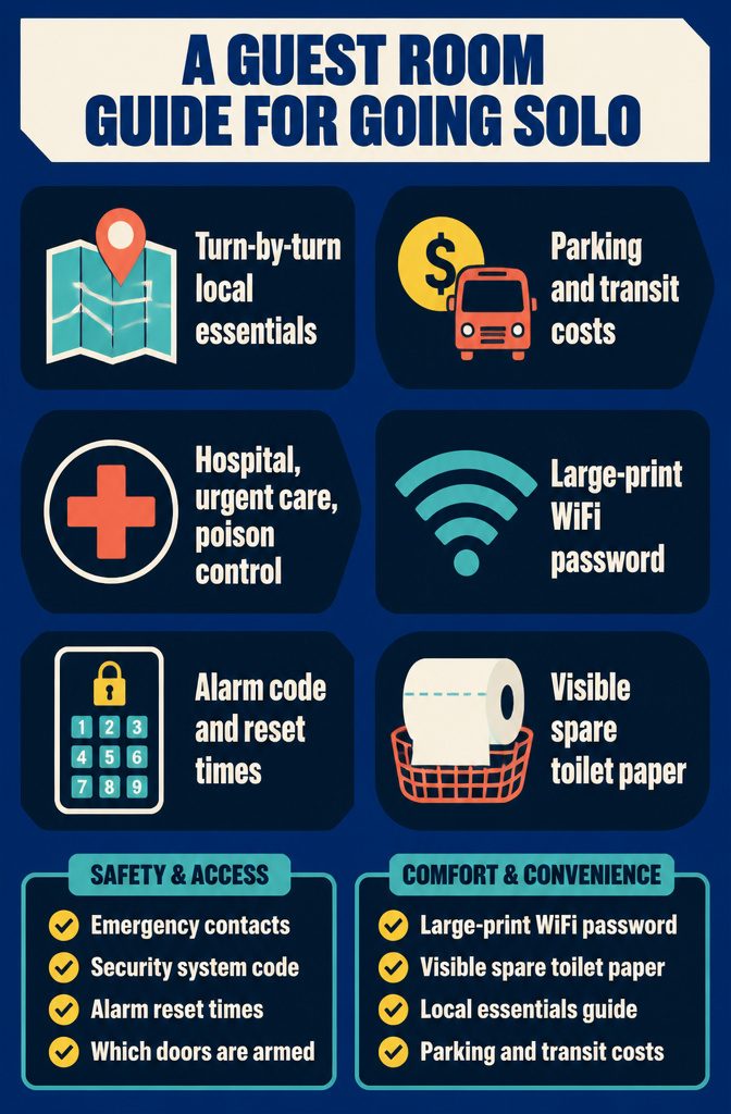 How to Set Up a Guest Room: 7 Steps to Get It Right 10 Guest room guide titled A Guest Room Guide for Going Solo