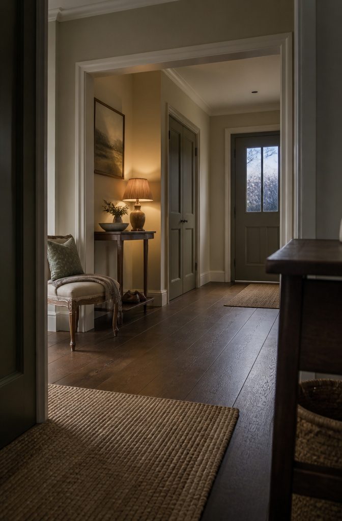 10 Ways to Style Vintage Chairs in Any Room 11 Antique chair with a decorative pillow in a narrow hallway