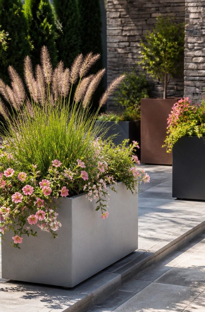 Custom Rectangular Planters