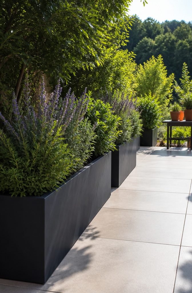 Fiberglass Rectangular Planters