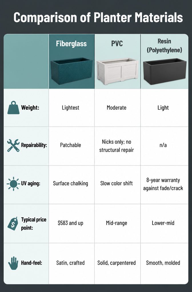 Materials Compared